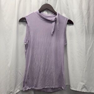 Modcloth Lilac Tie-Neck Tank Top